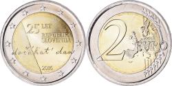 World Coins - Slovenia, 2 Euro, 25ème anniversaire de l'Indépendance, 2016,