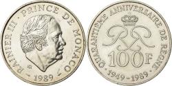 World Coins - Coin, Monaco, Rainier III, 100 Francs, 1989, , Silver, KM:164