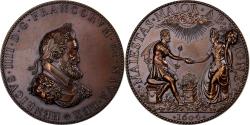 World Coins - France, Medal, Henri IV et Marie de Médicis, Bronze, Restrike,