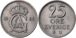 World Coins - Sweden, Gustaf VI, 25 Öre, 1965, Copper-nickel, , KM:836