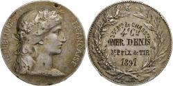 World Coins - France, Medal, 3e prix de tir, 1897, Silver, Dubois.H,