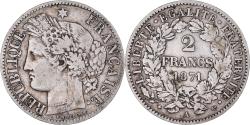 World Coins - Coin, France, Cérès, 2 Francs, 1871, Paris, , Silver, KM:817.1