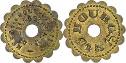 World Coins - France, Bourg-en-Bresse, 15 Centimes, , Brass