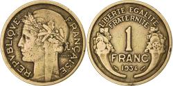 World Coins - France, Franc, Morlon, 1934, Aluminum-Bronze, , Gadoury:470, KM:885