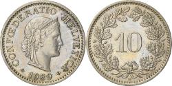 World Coins - Coin, Switzerland, 10 Rappen, 1989, Bern, , Copper-nickel, KM:27
