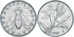 World Coins - Coin, Italy, 2 Lire, 1957, Rome, , Aluminum, KM:94