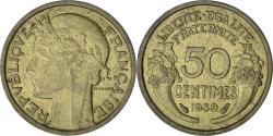 World Coins - France, Morlon, 50 Centimes, 1939, Paris, , Aluminum-Bronze, KM:894.1
