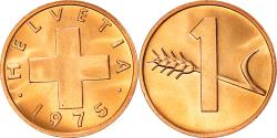 World Coins - Coin, Switzerland, Rappen, 1975, Bern, , Bronze, KM:46