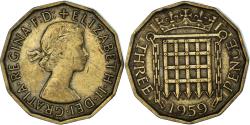 World Coins - Coin, Great Britain, 3 Pence, 1959