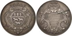 World Coins - France, Token, Insurance, Société d'assurances mutuelles du Cher, 1851