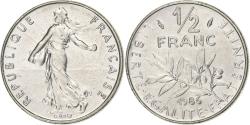 World Coins - France, 1/2 Franc, Semeuse, 1986, Paris, Nickel, , Gadoury:429