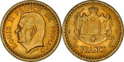 World Coins - Coin, Monaco, 2 Francs, 1943, Paris, , Cupro-Aluminium, Gadoury:134
