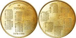 World Coins - France, Token, 20e anniversaire de SEDAO, 1998, MDP, , Cupro-nickel