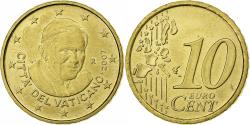 World Coins - VATICAN CITY, 10 Euro Cent, 2007, Rome, BU, , Brass, KM:378