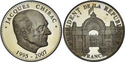 World Coins - France, Medal, Les Présidents de la République, Jacques Chirac, Politics