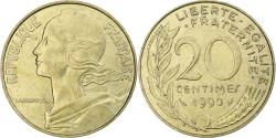 World Coins - France, 20 Centimes, Marianne, 1990, Pessac, Aluminum-Bronze, , KM:930