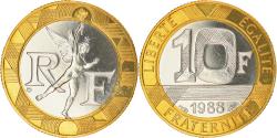 World Coins - Coin, France, Génie, 10 Francs, 1988, Paris, FDC, , Bi-Metallic