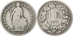 World Coins - Coin, Switzerland, Franc, 1877, , Silver, KM:24