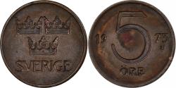 World Coins - Sweden, Gustaf VI, 5 Öre, 1973, Bronze, , KM:845