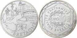 World Coins - France, 10 Euro, Euros des régions, Bretagne, 2011, Silver,