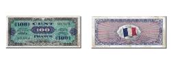 World Coins - Banknote, France, 100 Francs, 1944 Flag/France, 1944, AU(50-53), Fayette:20.1