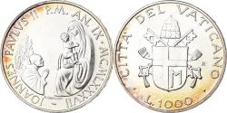 World Coins - Coin, VATICAN CITY, John Paul II, 1000 Lire, 1987, FDC, , Silver
