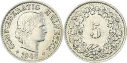 World Coins - Coin, Switzerland, 5 Rappen, 1946