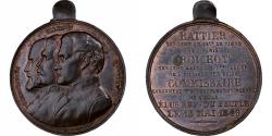 World Coins - France, Medal, French Second Republic, Commissaire, Boichot, Rattier, 1849