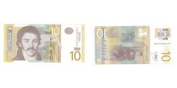 World Coins - Banknote, Serbia, 10 Dinara, 2011, KM:54a, UNC(65-70)