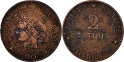 World Coins - Coin, France, 2 Centimes, 1893