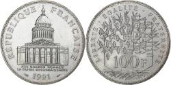 World Coins - France, 100 Francs, Panthéon, 1991, Paris, Silver, , Gadoury:898