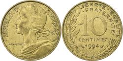 World Coins - France, 10 Centimes, Marianne, 1994, Paris, Aluminum-Bronze, , Le