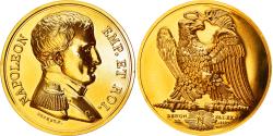 World Coins - France, Medal, Napoléon Empereur et Roi, History, Denon, Restrike, , Gilt
