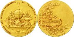 World Coins - France, Medal, Fédération des Amicales Catholiques de Tourcoing, Arthus