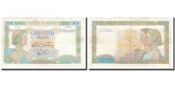 World Coins - France, 500 Francs, La Paix, 1940, 1940-05-16, VF(30-35), Fayette:32.02, KM:95a