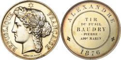 World Coins - France, Medal, Tir du fusil, 1876, Silver, Vauthier Galle,