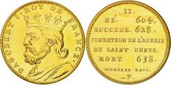 World Coins - France, Medal, Les Rois de France, Dagobert I, , Copper-Nickel Gilt
