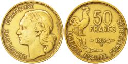 World Coins - Coin, France, Guiraud, 50 Francs, 1954, Beaumont le Roger,