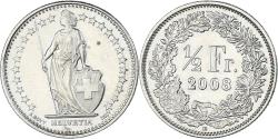 World Coins - Coin, Switzerland, 1/2 Franc, 2008