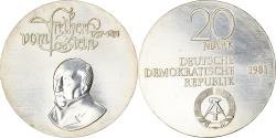 World Coins - Coin, GERMAN-DEMOCRATIC REPUBLIC, Carl Freiherr vom Stein, 20 Mark, 1981