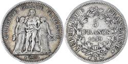 World Coins - Coin, France, Hercule, 5 Francs, 1849, Bordeaux, , Silver, KM:756.4