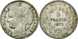 World Coins - Coin, France, Cérès, 5 Francs, 1870, Paris, , Silver, Gadoury:743