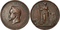 World Coins - France, Medal, Napoléon III, Visite de la Chambre de Commerce de Lille, 1867