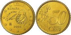 World Coins - Spain, Juan Carlos I, 50 Euro Cent, BU, 2003, Madrid, Nordic gold,