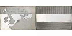 World Coins - France, Medal, United Nations Flags, Netherlands, Silver,