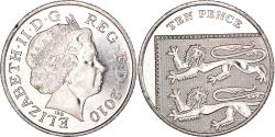 World Coins - Coin, Great Britain, Elizabeth II, 10 Pence, 2010, , Copper-nickel