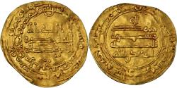 World Coins - Coin, Abbasid Caliphate, al-Muqtadir, Dinar, AH 296 / 909-10, Qumm,
