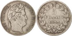 World Coins - Coin, France, Louis-Philippe, 5 Francs, 1833, Perpignan, , Silver