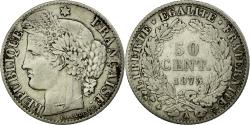 World Coins - Coin, France, Cérès, 50 Centimes, 1873, Paris, , Silver, KM:834.1