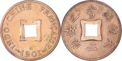 World Coins - Coin, FRENCH INDO-CHINA, Sapèque, 1901, Paris, , Bronze, KM:6
